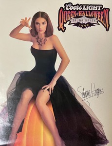 lot 241 image: Unframed Coors Light Halloween Poster