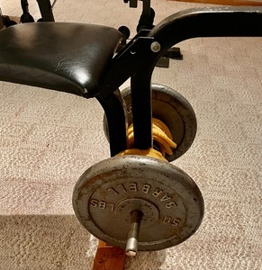 lot 271 image: Weight Bench with Weights