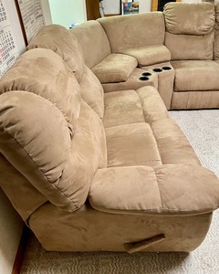 lot 267 image: Reclining Theater Seating Sectional