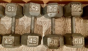 lot 269 image: Hand Weight Set