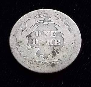 1874 US SEATED LIBERTY DIME