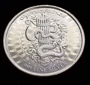 1 TROY OZ .999 FINE SILVER E PLURIBUS UNUM ROUND