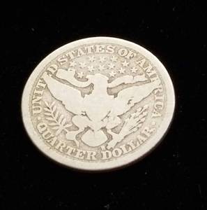 1897-S US BARBER QUARTER BETTER DATE COIN