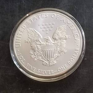 2014 AMERICAN SILVER EAGLE IN AIRTITE (1OZ .999FS)