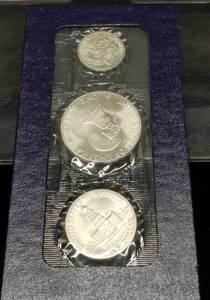 1976 US 3 COIN SILVER BICENTENNIAL SET