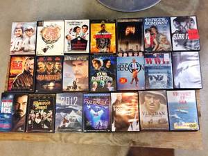 Large Lot Of DVDs Movies &amp TV