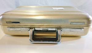 Super Awesome Retro Chic 007 Secret Agent Attache Hard Metal Case Made By ZERO Halliburton - Comes With Combination