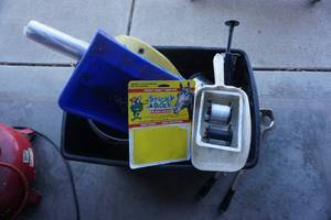 lot 30 image: Lot of Assorted Live Stock Scoops and Equipment