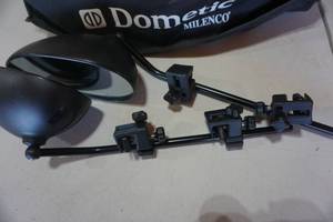 lot 55 image: 2 - Domtetic Milenco Aero 3 Adjustable Towing Mirrors With Case