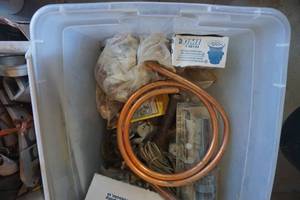 lot 81 image: Lot of Copper Tubing and Plumbing Accessories