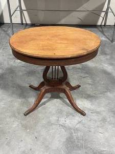 Vintage Harp Base Table