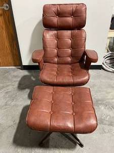 Vintage Chair & Ottoman