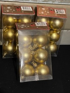 Golden and Silver Apple Ornaments, Gold Ornaments