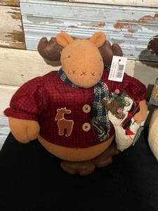 Holiday Snowman and Moose