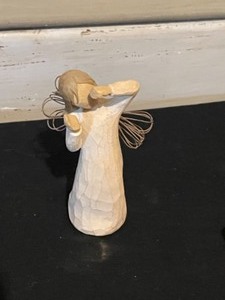 Willow Tree Angel of Wonder, Angel, Holly, Trees and Snowman Christmas Ornaments