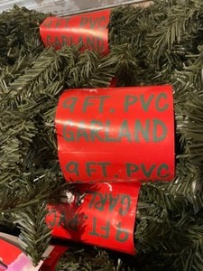 9 PVC Garland Lot of 7