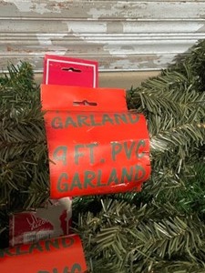 9 PVC Garland Lot of 7