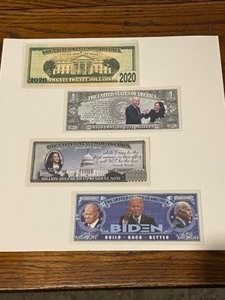 Joe Biden and Kamala Harris Commemorative Bills