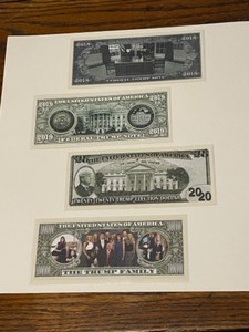 Donald Trump and Melania Trump Commemorative Bills