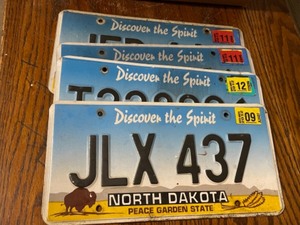 Ace Adjustable Latch, License Plates, Box of miscellaneous