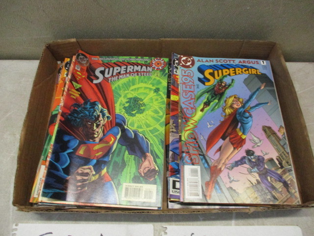 lot 50 image: Superman Robin Supergirl Comics