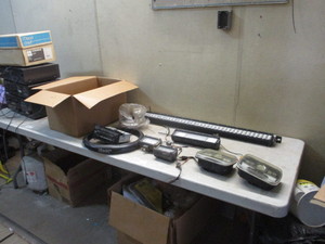 lot 6 image: LED Lights of Jeep plus other jeep parts