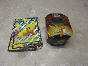 lot 14 image: Pokemon Tin with 150 reverse holo cards