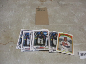 lot 31 image: Ronald Acuna Jr lot of 12 baseball cards