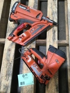 Lot of 2 Paslode Cordless Lithium-Ion Various Models and Conditions See Pictures