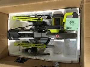 RYOBI 15 Amp 10 in. Sliding Compound Miter Saw with LED Open Box Customer Returns See Pictures