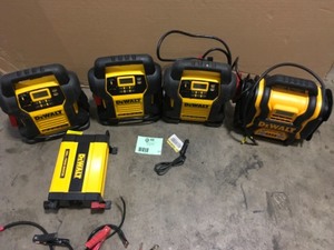 Lot of DeWALT Jump Starter Various Models and Conditions See Pictures