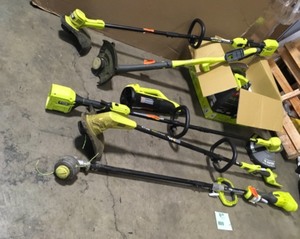 Lot of Ryobi Tools Various Models and Conditions See Pictures