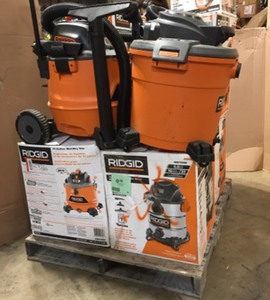 Pallet of RIDGID Tools Various Models and Conditions See Pictures