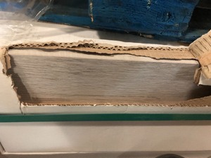 Pallet of 54 ofarticolo wowood white ret ceramic tile 10 x 61  Customer Returns See Pictures