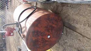 Approximate 250 Gallon Fuel Barrel