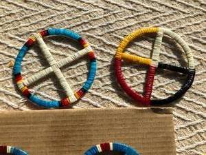 Set of 21 Porcupine Medicine Wheels