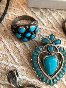 Lot of Jewelry - Silver & Turquoise