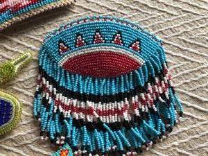 Lot of 20 Beaded Hair Pieces