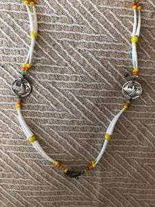 Shell, Bead & Buffalo Coin Necklace