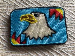 Eagle Beaded Belt Buckle