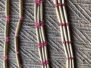 Lot of 4 Beaded & Shell Hair Pieces