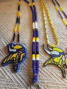 Lot of 3 Vikings Necklaces & Lanyard