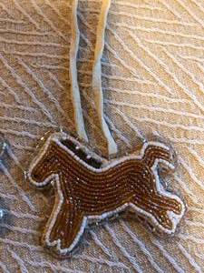 Pair of Beaded Pony Hair Ties