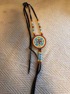 Black Multicolored Beaded Necklace