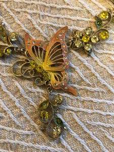 Metal Butterfly Necklace