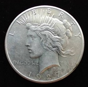 1927 Peace Dollar