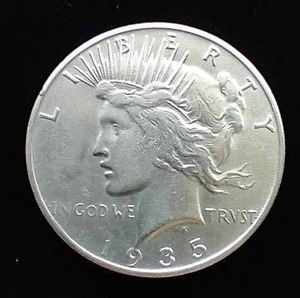 1935-S Peace Dollar