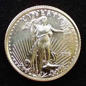 1998 110th Oz. Gold Eagle