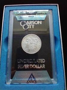 1885-CC Morgan - GSA Hoard - MS63 With COA & Box