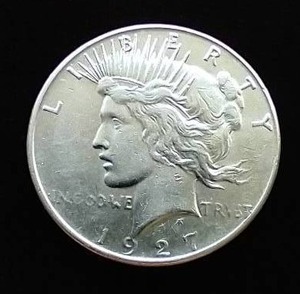 1927-S Peace Dollar
